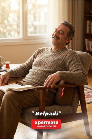 Sırt ve Bel Destek Yastığı Sandalye Koltuk Destek Minderi 