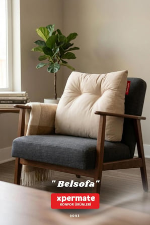 Belsofa Bel ve Sırt Destek Yastığı Kanepe, Berjer, TV ve Oyuncu Koltuğu İçin Sırt Yastığı