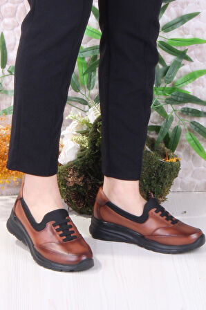 Mehmet Mete 42044 Hafif Rahat Esnek Hakiki Deri Kadın Ayakkabı