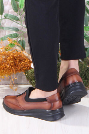 Mehmet Mete 42044 Hafif Rahat Esnek Hakiki Deri Kadın Ayakkabı