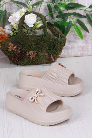 Fort E462 Günlük Plaj Deniz Havuz Terliği Hafif Rahat Esnek Kadın Terlik