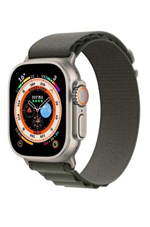 Apple Watch 42mm Renkli ​​​​KRD-74 Hasır Tokalı Kordon