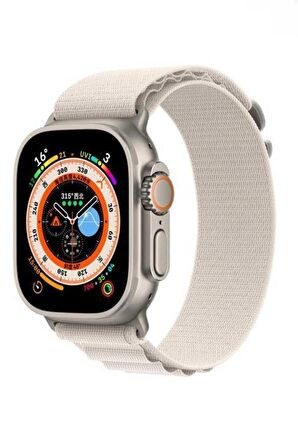 Apple Watch 42mm Renkli ​​​​KRD-74 Hasır Tokalı Kordon