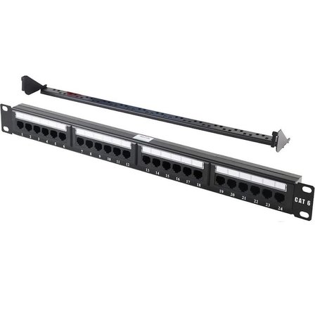 Herz CAT6 Patch Panel Full 24 Port UTP