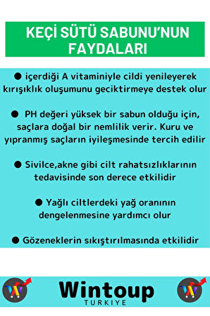 Özel Üretim %100 Saf Doğal Cilt Dostu Yüz Cilt Saç Vücut Kullanımı Bitkisel Keçi Sütü Sabunu 2 Adet