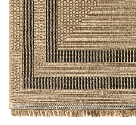 Seyran İndia Koleksiyonu Jüt Dokuma Natural Halı 668 Siyah