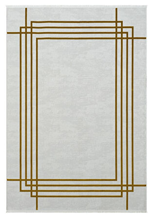 Seyran Mısra Koleksiyonu Modern Desenli Halı 5003 Gold