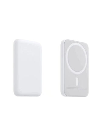 La Modena Premium Magsafe Battery Pack Powerbank Kablosuz Şarj Cihazı Apple iPhone Uyumlu Şarj Seti 20W 5,000 Mah