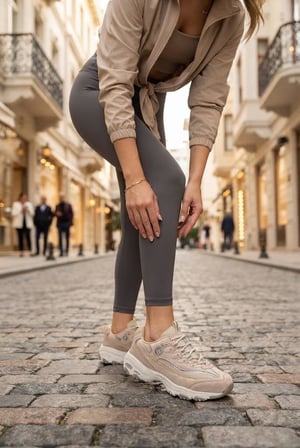 Fort 07387 Rahat Kalın Taban Sneaker Kadın Ayakkabı