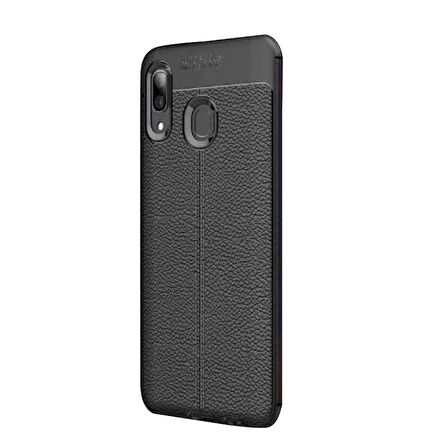 Gpack Samsung Galaxy A10s Kılıf Niss Silikon Deri Görünümlü