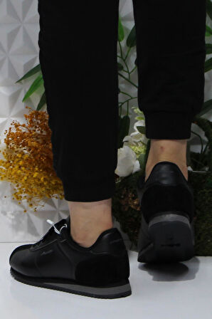 Fort Cheta Cortona Siyah Rahat Kadın Erkek Sneakers Spor Ayakkabı