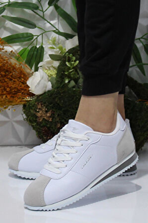 Fort Cheta Cortona Beyaz Rahat Kadın Erkek Sneakers Spor Ayakkabı