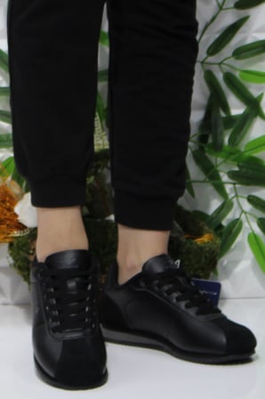 Fort Cheta Cortona Siyah Rahat Kadın Erkek Sneakers Spor Ayakkabı