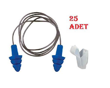 Starline 1707D-C Plastik İpli Kulak Tıkacı (21,5 Db) X 25