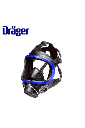 Drager X-Plore 5500 Epdm/Pc Tam Yüz Maskesi Mavi Renk X 5 Adet