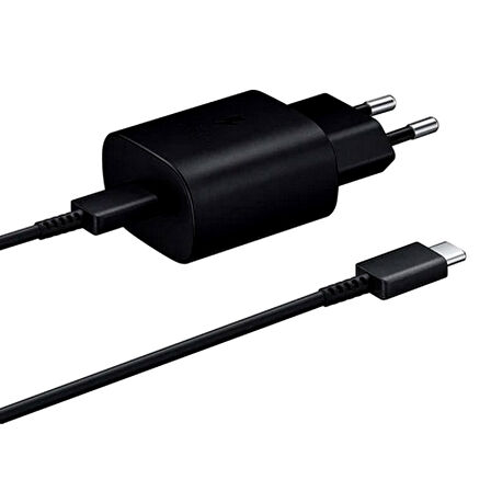 Tüm Samsung Modellerine Uygun Galaxy A14 A24 A34 A54 S20 Şarj Başlığı Type-C 25W Hızlı Şarj Aleti