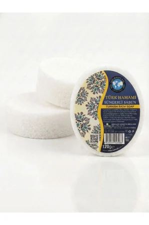 Internatural Türk Hamamı Süngerli Bitkisel Banyo Sabunu 120 g