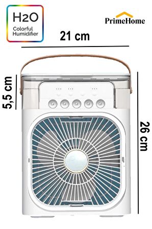 5 Başlık Mini Fan Klima H2o Humidifier Ortam Oda Nemlendirici Vantilatör Hava Soğutucu Fan