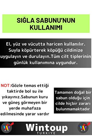 Özel Üretim %100 Doğal Cilt Onarıcı Besleyici Yüz Cilt Saç Vücut İçin Bitkisel Sığla Sabunu 5 Adet