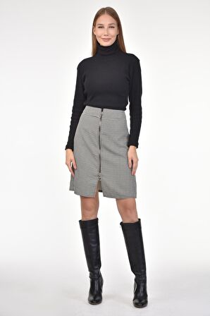 DRR Moda Fermuarlı Etek