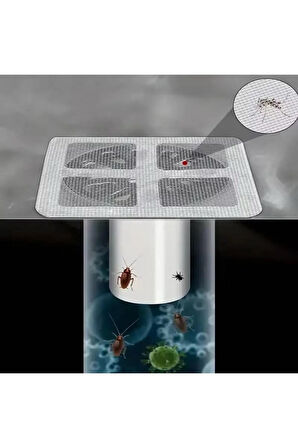 4 Mt 12 Cm Kesilebilir Yapışkanlı Çok Amaçlı Süzgeç Bant Gider Süzgeci Ve Sineklik Yaması Tamir Kiti