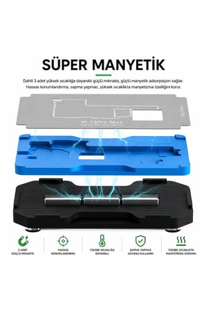 RL601T - 31'si 1 Arada Manyetik Orta Kat Lehimleme Platformu Seti – iPhone Anakart PCB Tamir Kalıbı