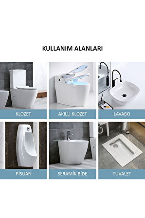 SarıRenk Tuvalet Temizleme Jeli Klozet Banyo Koku Giderici Damga Seti Desenli Koku Giderici Wc Jeli 