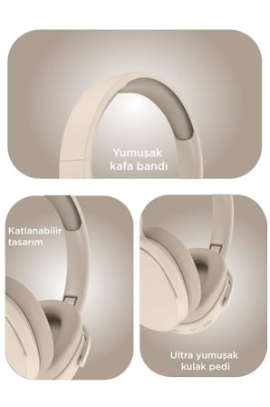 Bluetooth Kulaklık Kulak Üstü Kablosuz Kulaklık P2961 