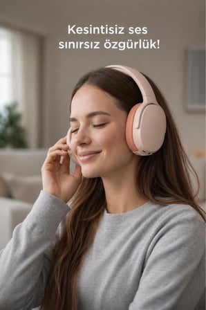 Bluetooth Kulaklık Kulak Üstü Kablosuz Kulaklık P2961 
