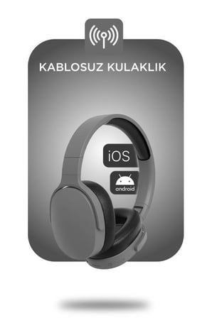 Bluetooth Kulaklık Kulak Üstü Kablosuz Kulaklık P2961 