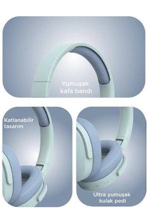 Bluetooth Kulaklık Kulak Üstü Kablosuz Kulaklık P2961 