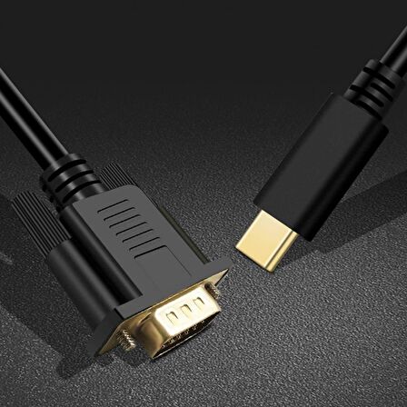 TYPE C  TO 24+1 DVI ÇEVİRİCİ KABLO 1.8M