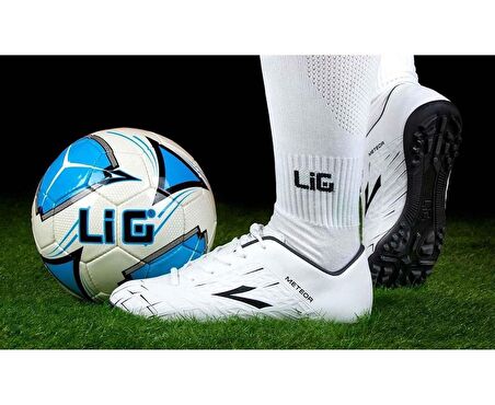 Lig Meteor 20 Halı Saha Ayakkabısı Beyaz Lig