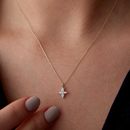 Markiz Taşlı Kolye