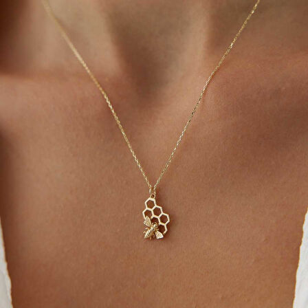 Petek Yapan Arı Kolye