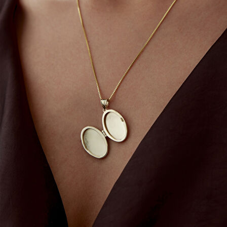 Lignus Kapaklı Kolye