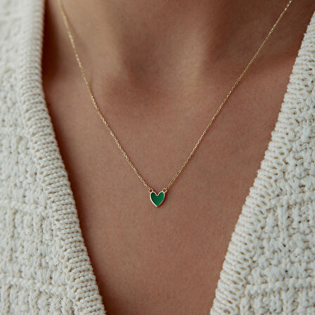 Green Heart Kolye