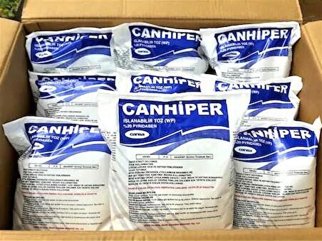 Canhiper 500 gr  Bit, Kene, Pire, Kırmızı Örümcek Ilacı Haşere Ilacı Hayvan Biti Ilacı Kedi, Köpek Biti