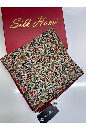 Karanfil Desen Soft Pamuk Eşarp