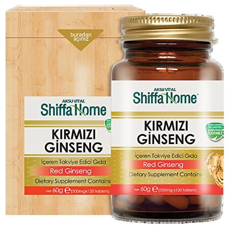 Shiffa Home Kırmızı Ginseng Tablet 120 Adet