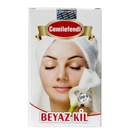 Cemilefendi Beyaz Kil Orjinal Ürün 200 gr