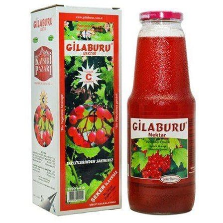 Kayseri Pazarı Gilaburu Nektarı 1 Lt Şekersiz