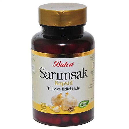 Balen Sarımsak Kapsül 100 Adet