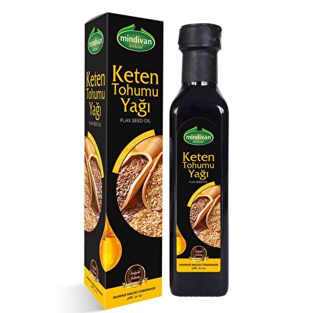 Mindivan Keten Tohumu Yağı 250 ml