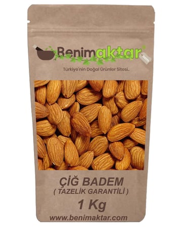 BenimAktar Çiğ Badem 1 Kg