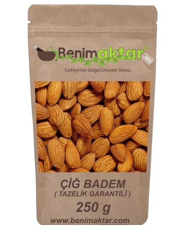 BenimAktar Çiğ Badem 250 Gr