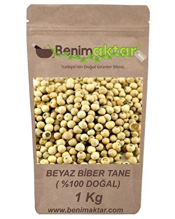 BenimAktar Beyaz Biber Tane 1 Kg