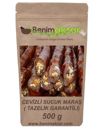 BenimAktar Maraş Cevizli Sucuk Pekmezli 500 Gr
