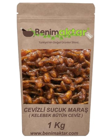 BenimAktar Maraş Cevizli Sucuk Özel Kelebek 1 Kg