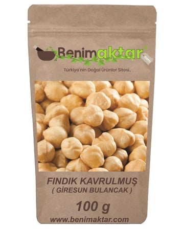BenimAktar Fındık Kavrulmuş Giresun Bulancak 1.Kalite Taze 100 Gr